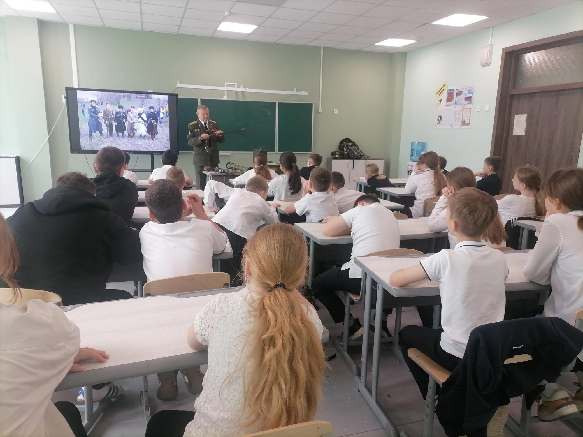 урок мужества «Кущёвская атака в годы ВОВ» 